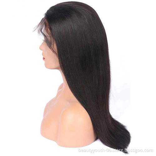 Brazilian 18 inch virgin full lace human hair front wig